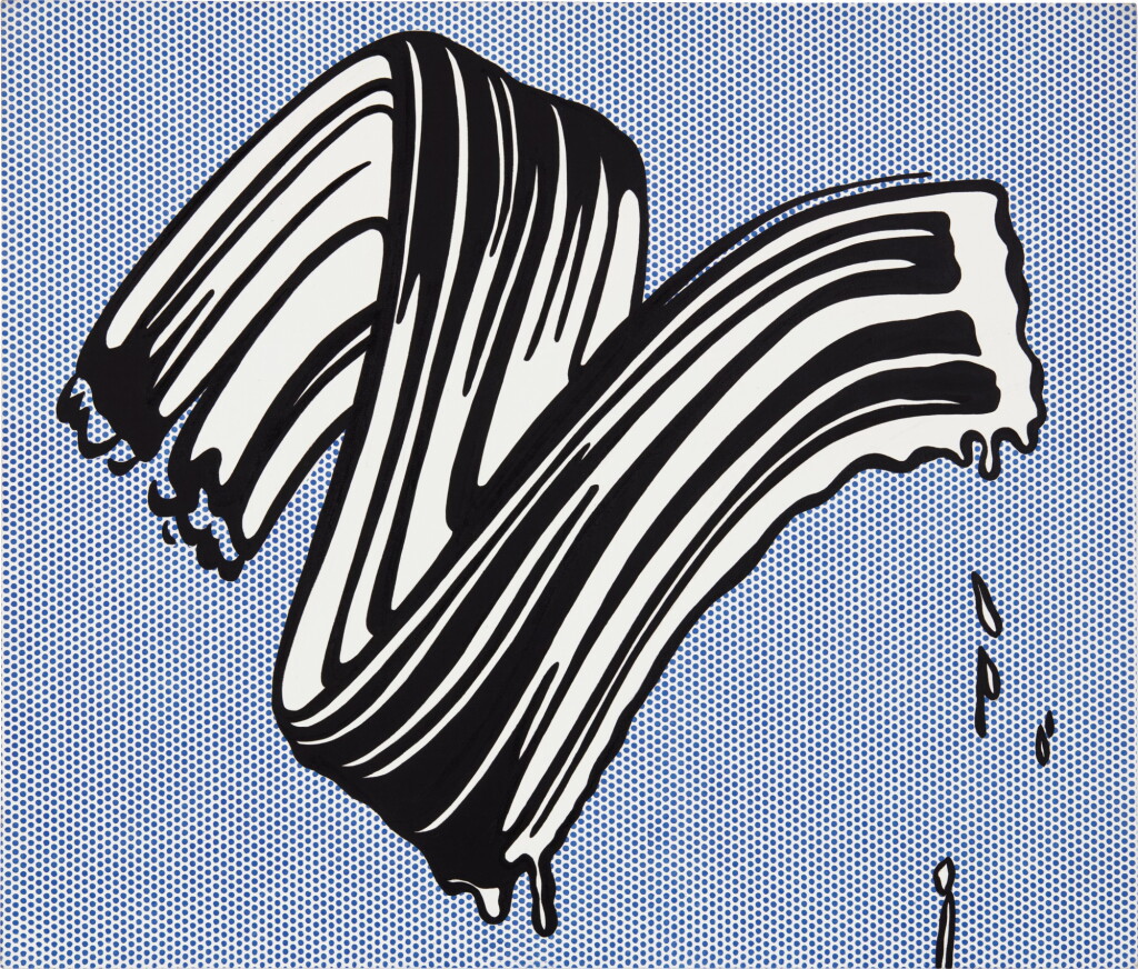 全螢幕檢視 - 查看107ROY LICHTENSTEIN | WHITE BRUSHSTROKE I 的1