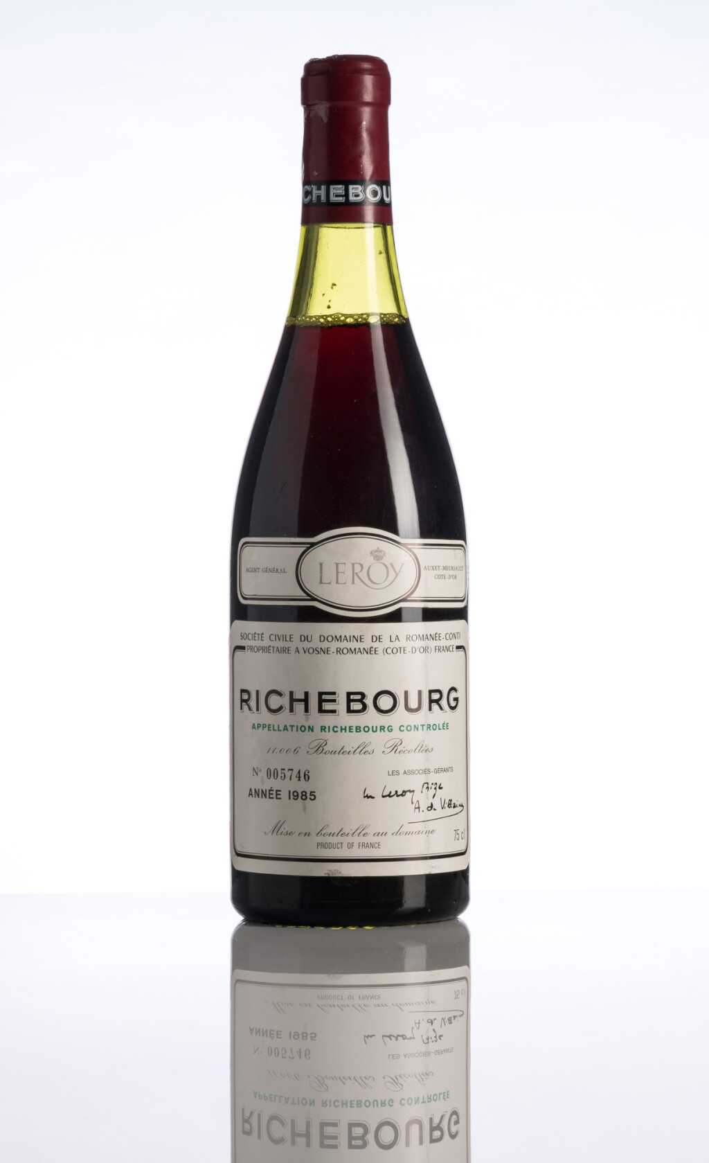 View full screen - View 1 of Lot 124. Richebourg 1985 Domaine de la Romanée-Conti (1 BT).