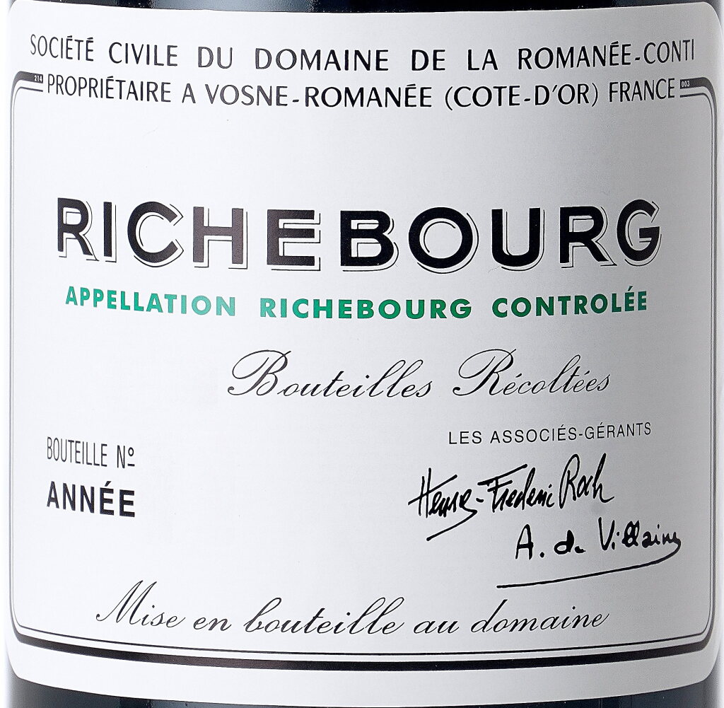 View full screen - View 1 of Lot 5529. Richebourg 2000 Domaine de la Romanée-Conti (2 BT).