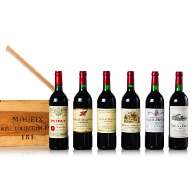 View full screen - View 1 of Lot 593. Moueix Collection 1993 Assortment case (6 BT).