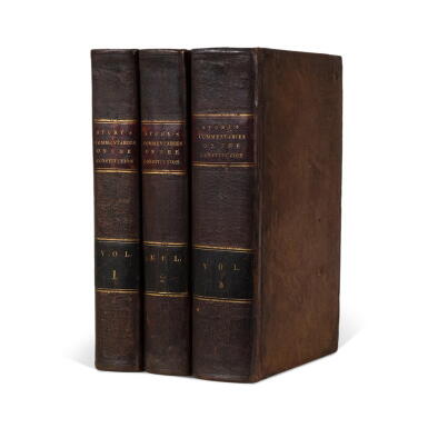 View full screen - View 1 of Lot 1028. Story, Joseph | First of this authoritative treatise on the Constitution.