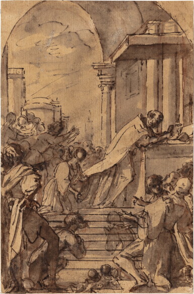 View full screen - View 1 of Lot 21. The Mass of Saint Peter.