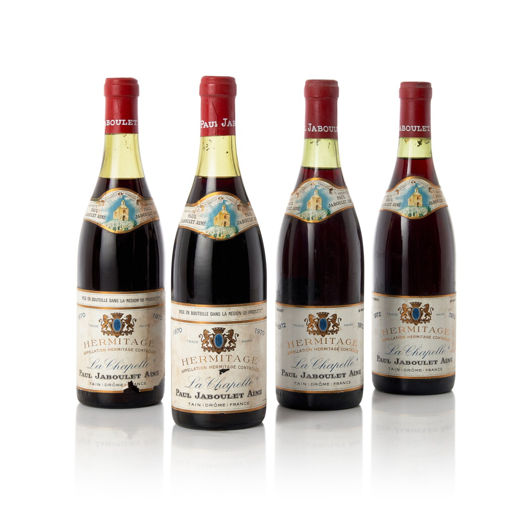View full screen - View 1 of Lot 883. Hermitage, La Chapelle 1972 Paul Jaboulet Aîné (6 BT).