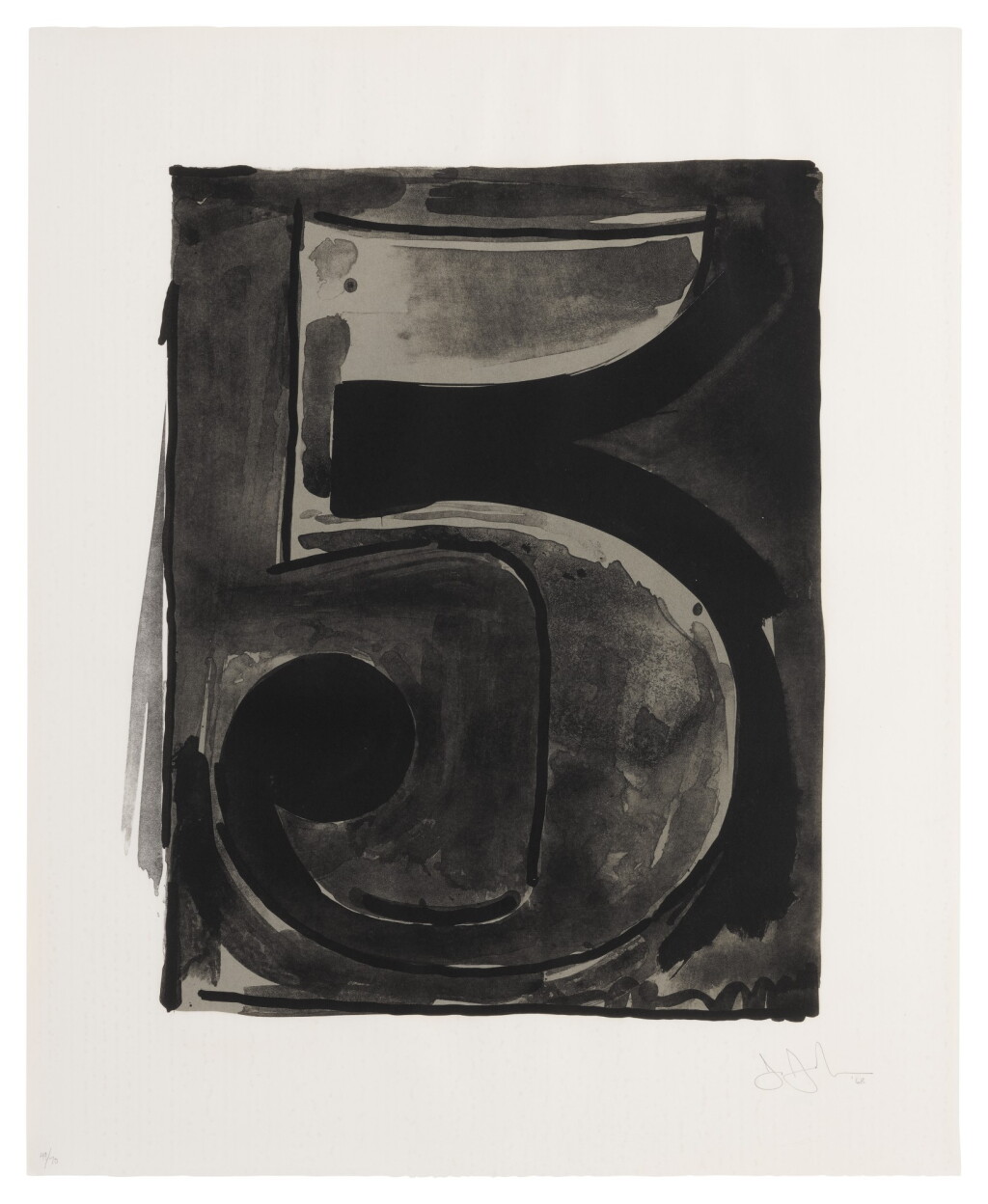 View full screen - View 1 of Lot 48. JASPER JOHNS | FIGURE 5 (ULAE 49).