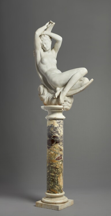 View full screen - View 1 of Lot 884. Diane Couchée sur Croissant de Lune.