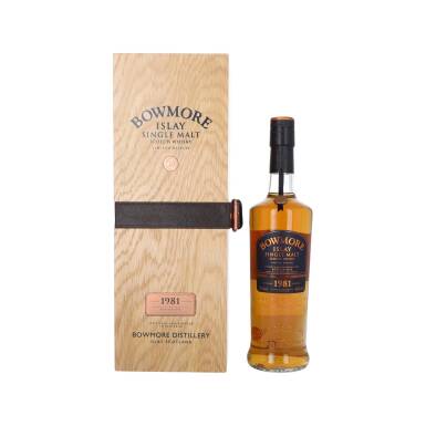 View full screen - View 1 of Lot 5117. Bowmore Vintage 28 Year Old 49.6 abv 1981 (1 BT70).