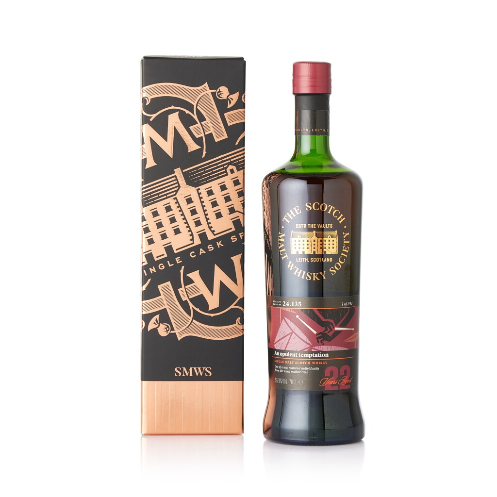 View full screen - View 1 of Lot 6548. Macallan SMWS 24.135 22 Year Old 56.9 abv 1996 (1 BT70).