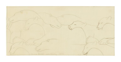 View full screen - View 1 of Lot 262. JOHN WESLEY | POLAR BEARS.