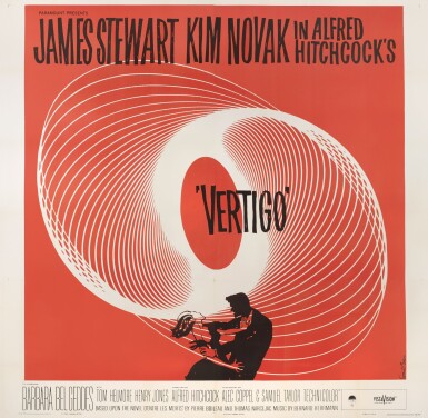 View full screen - View 1 of Lot 103. Vertigo (1958), poster, US.