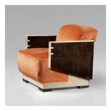 View full screen - View 1 of Lot 18. MARCEL COARD | UNIQUE ARMCHAIR.