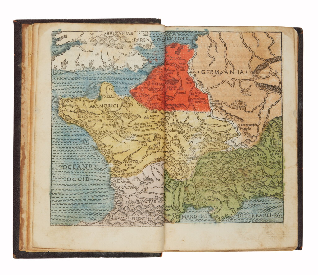 View full screen - View 1 of Lot 222. Caesar, Commentarii, Venice, Aldus, 1513, modern crushed morocco, Clark copy.