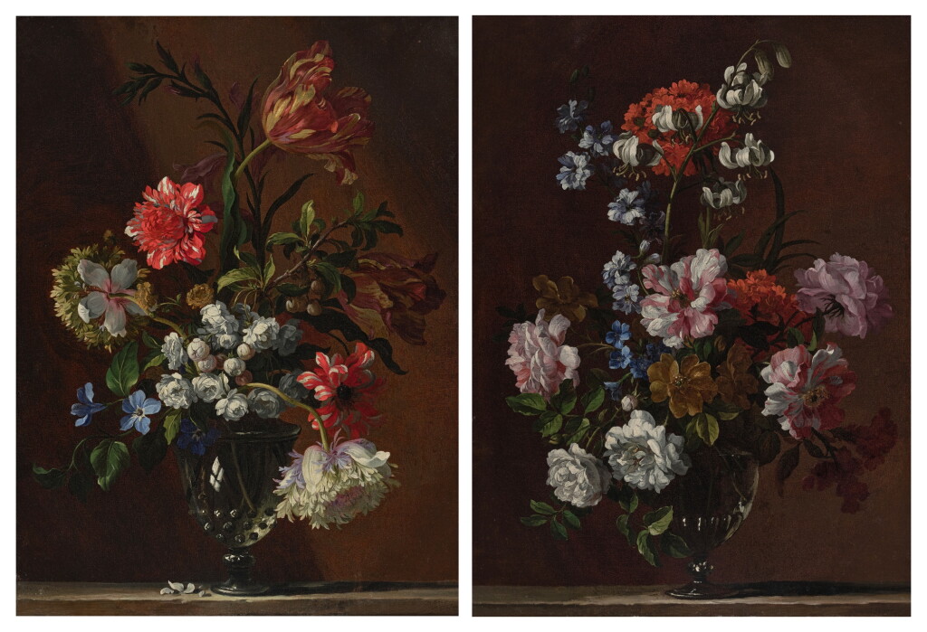 View full screen - View 1 of Lot 459. Floral Still Lifes.