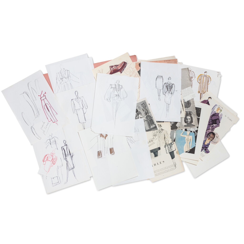 View full screen - View 1 of Lot 74. A large folder containing working documents, 1978-1979.
