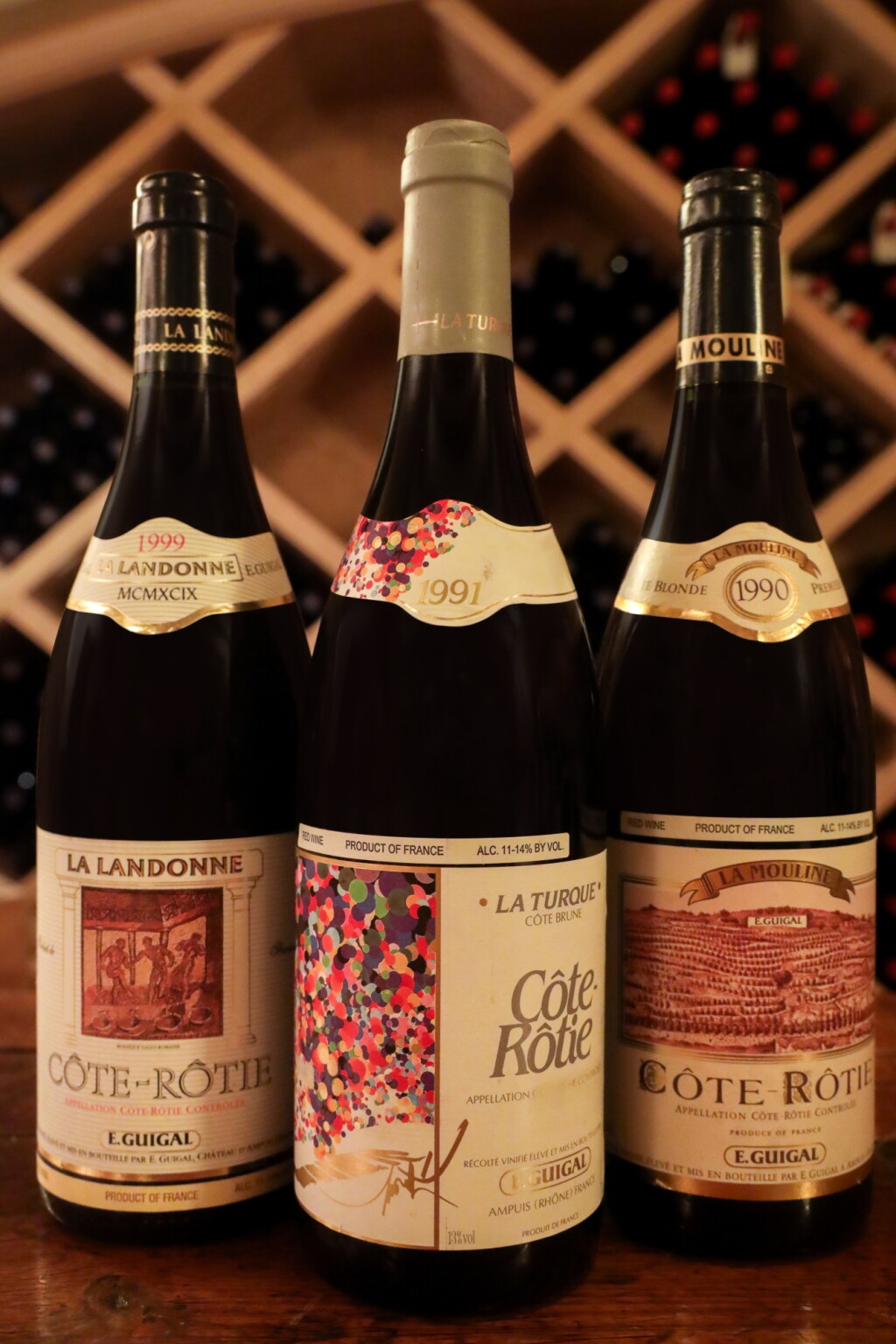 View full screen - View 1 of Lot 1254. Côte Rôtie, La Turque 1991 Guigal (12 BT).