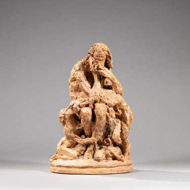 View full screen - View 1 of Lot 53. Ugolin et ses Fils, première maquette | Ugolino and his sons, first sketch.