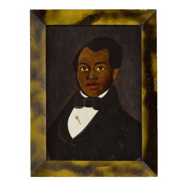 View full screen - View 1 of Lot 1652. WILLIAM MATTHEW PRIOR | BUST PORTRAIT OF A YOUNG BLACK GENTLEMAN.