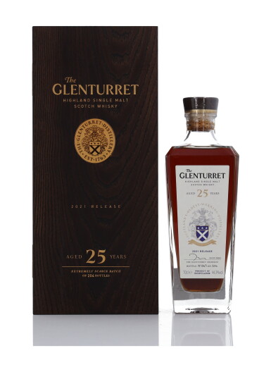 View full screen - View 1 of Lot 197. The Glenturret 25 Year Old 2021 Release 44.3 abv NV (1 Bottle 70cl).