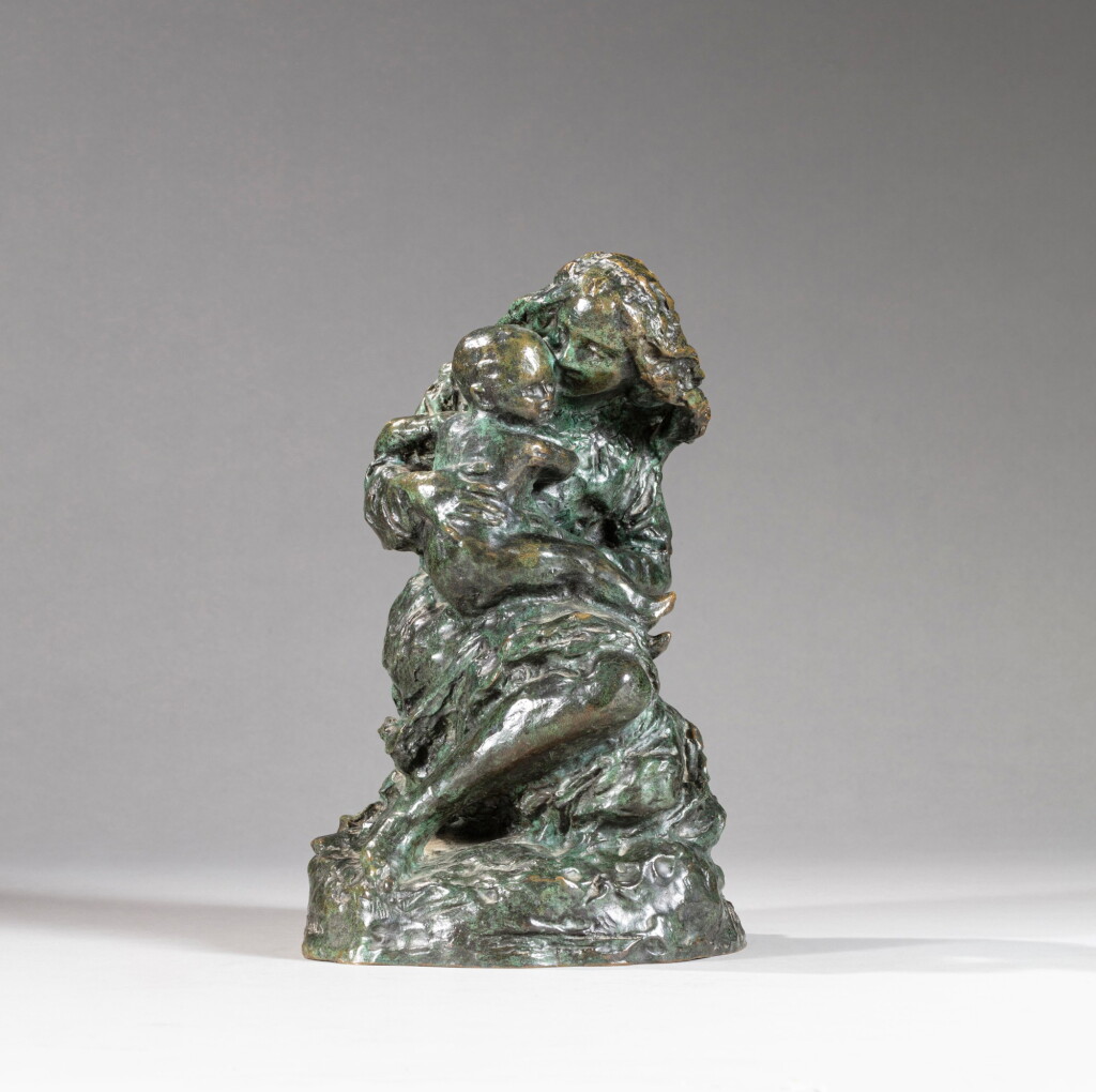 View full screen - View 1 of Lot 34. Jeune Mère et son enfant (Young Mother and her Child).
