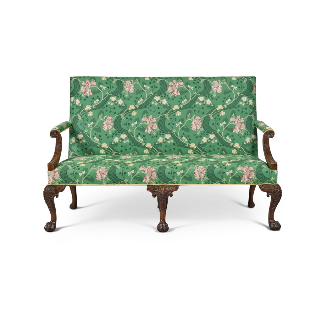 View full screen - View 1 of Lot 14. A George II Walnut Settee, circa 1730.