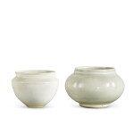 Two white-glazed jars, Northern Song dynasty | 北宋 白釉小罐一組兩件
