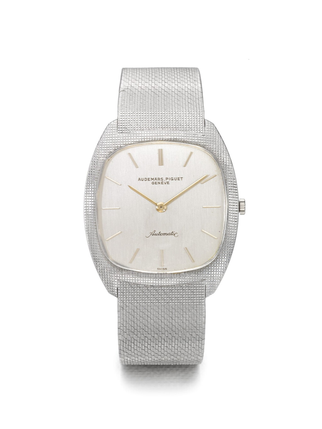 全螢幕檢視 - 查看182AUDEMARS PIGUET | A WHITE GOLD AUTOMATIC BRACELET WATCH CIRCA 1980的1