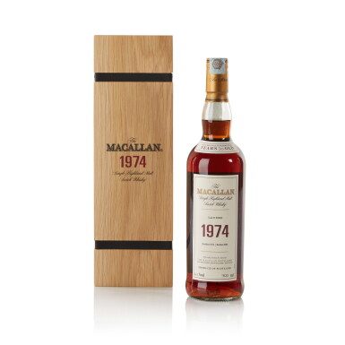View full screen - View 1 of Lot 7. The Macallan Fine & Rare 30 Year Old 56.5 abv 1974 .