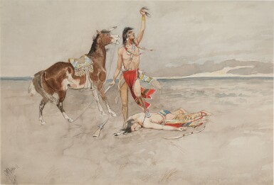 View full screen - View 1 of Lot 51. The Victor Counting Coup.