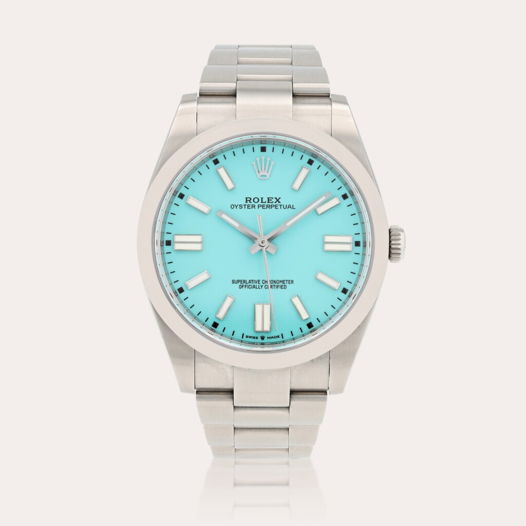 View full screen - View 1 of Lot 395. Oyster Perpetual 41, reference 124300 Montre bracelet en acier | Stainless steel wristwatch with bracelet Vers 2021 | Circa 2021.