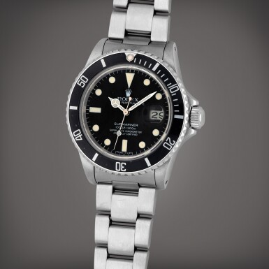 View full screen - View 1 of Lot 302. Submariner, Reference 16800 | A stainless steel wristwatch with date and bracelet | Circa 1984.