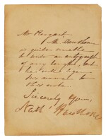 Hawthorne, Nathaniel | The author's last letter