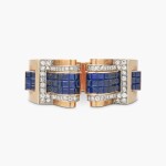 Sapphire and Diamond Bangle
