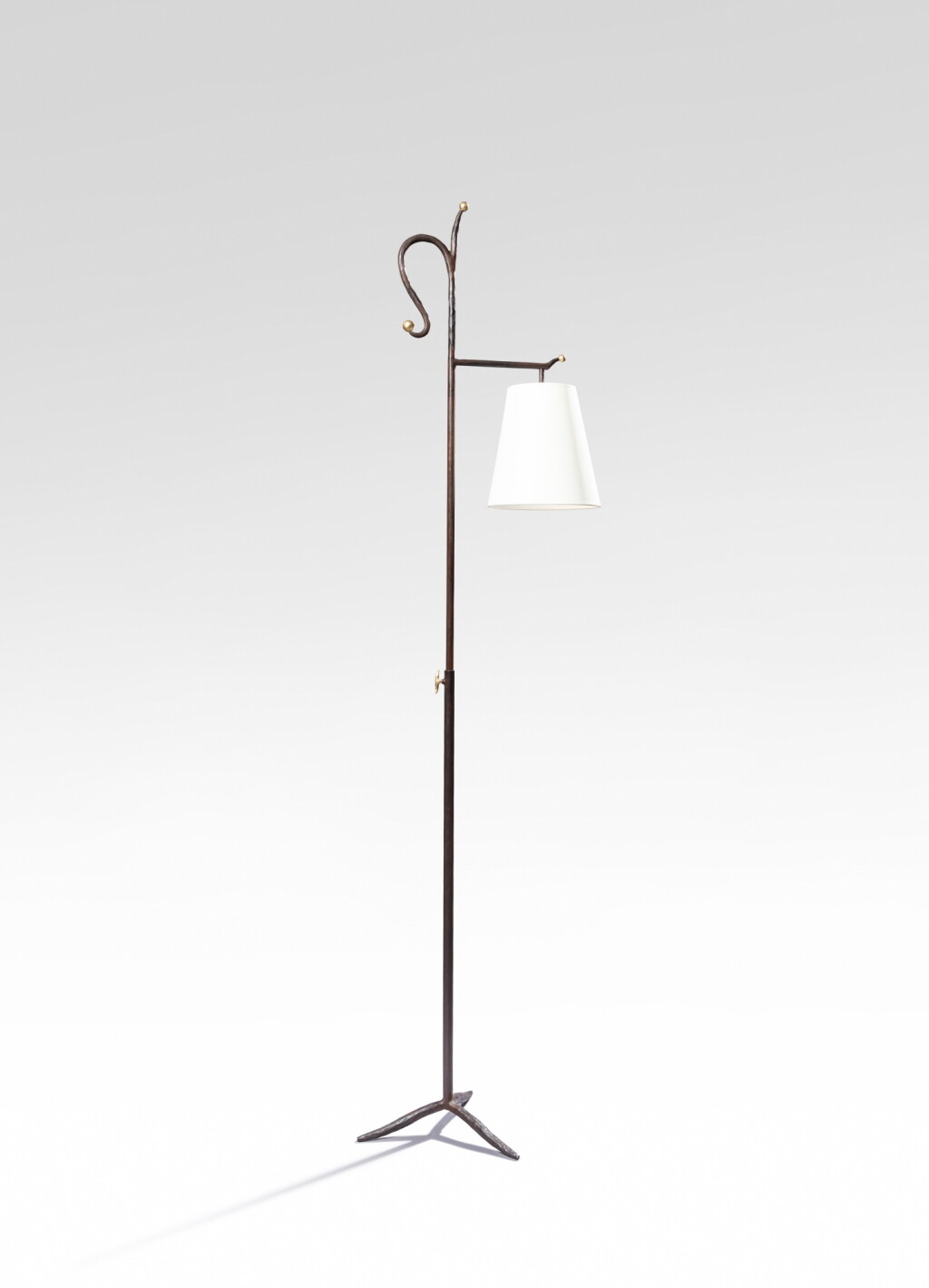 View full screen - View 1 of Lot 100. Boucle floor lamp.