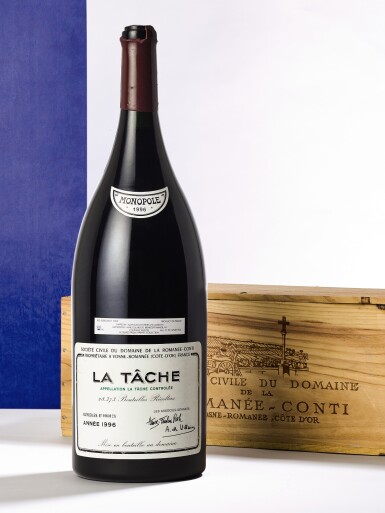 View full screen - View 1 of Lot 8072. La Tâche 1996 Domaine de la Romanée-Conti (1 METH).