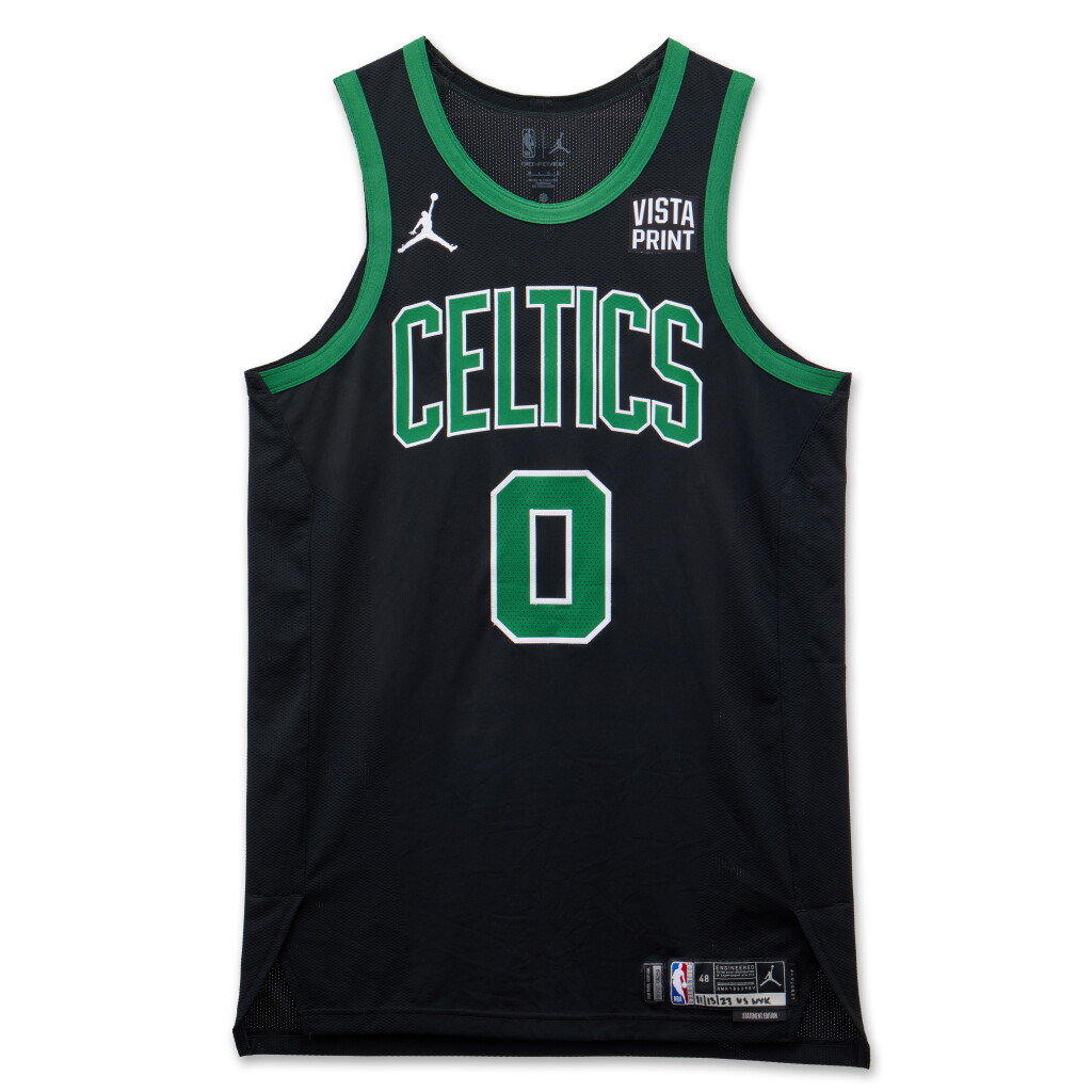 全螢幕檢視 - 查看14Jayson Tatum Boston Celtics 2023-2024 Game Worn Statement Edition Jersey 的1