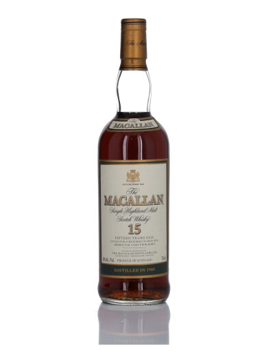 View full screen - View 1 of Lot 15. The Macallan 15 Year Old 43.0 abv 1985 (1 BT 75cl).