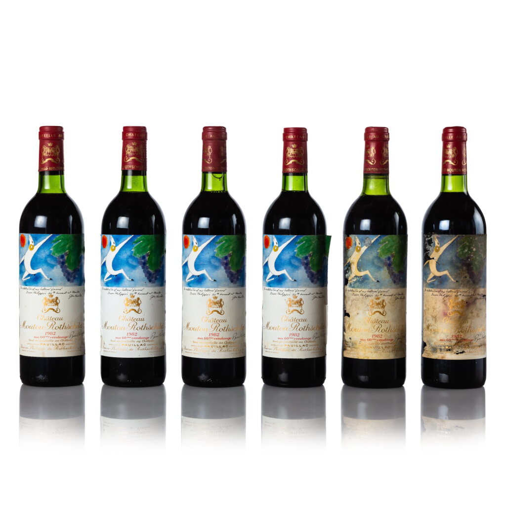 View full screen - View 1 of Lot 3422. Château Mouton Rothschild 1982 (12 BT).