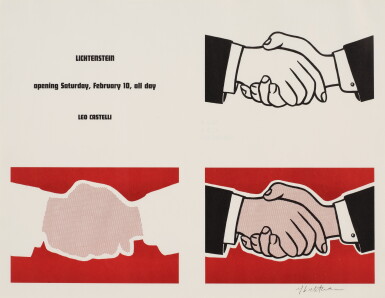 View full screen - View 1 of Lot 619. Castelli Handshake Poster.