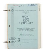 Buzz Aldrin's Apollo 11 Flight Crew G and N Dictionary, used by him during training