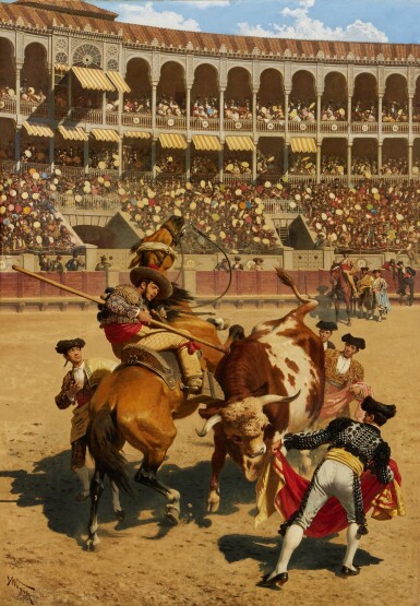 View full screen - View 1 of Lot 444. The Bullfight.