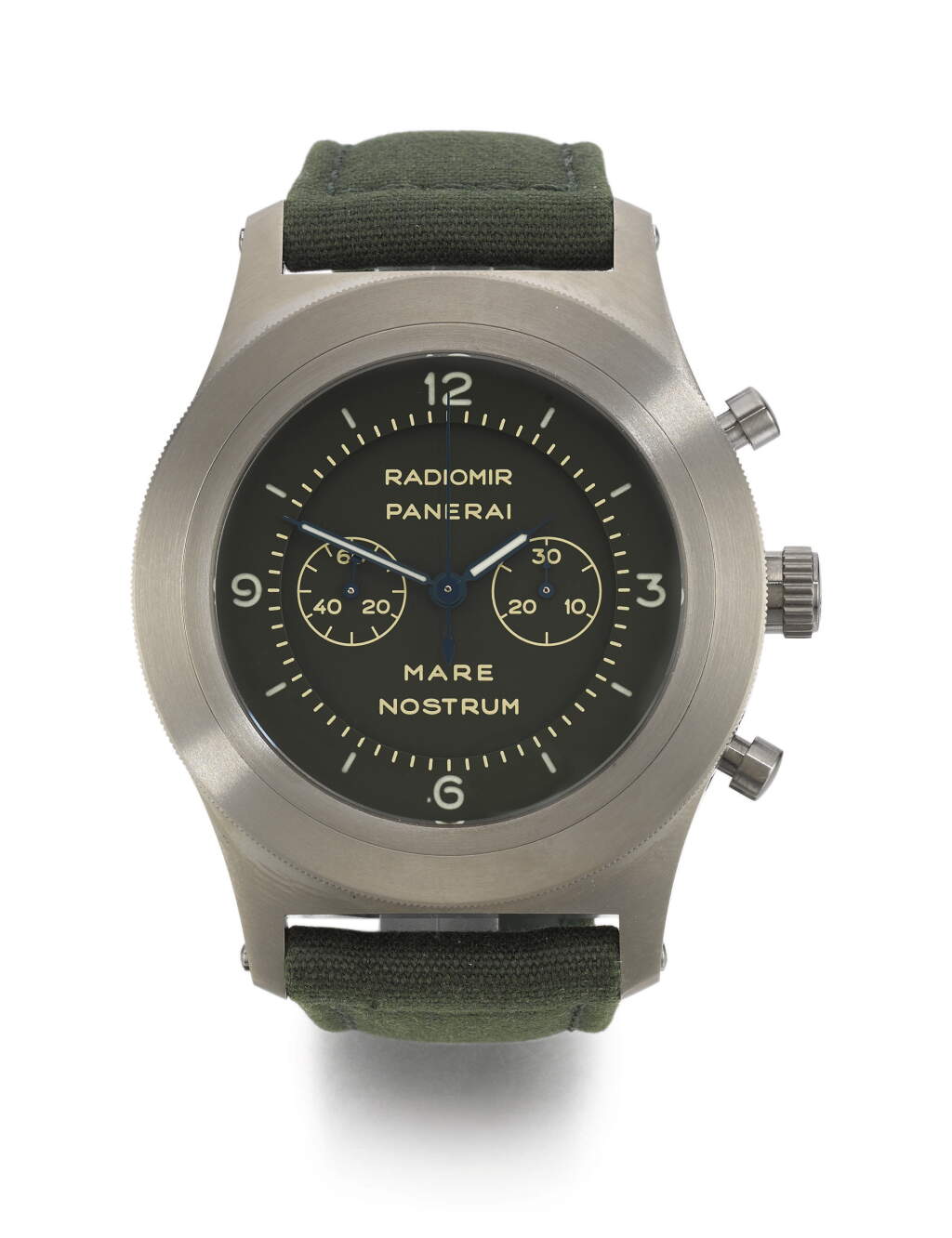 View full screen - View 1 of Lot 2. PANERAI │ MARE NOSTRUM REF PAMA0300 │ A TITANIUM CHRONOGRAPH WRISTWATCH.
