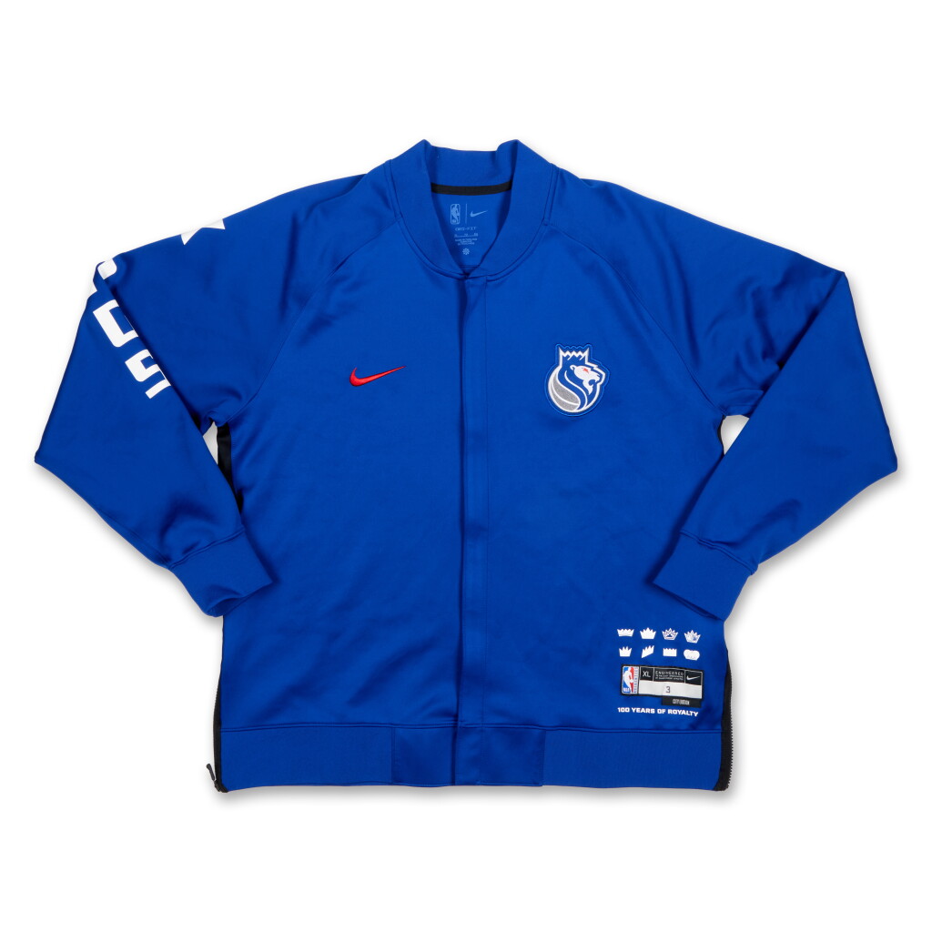 View full screen - View 1 of Lot 247. Chris Duarte Sacramento Kings 2023-2024 City Edition Warmup Set | Probable Wear.