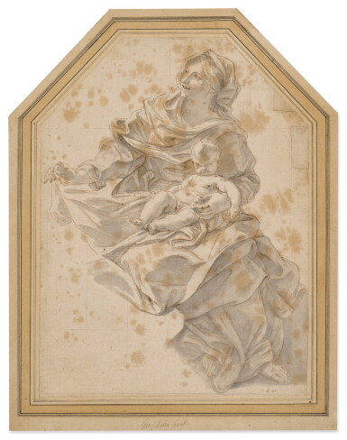 View full screen - View 1 of Lot 231. Study for The Birth of St. John the Baptist.