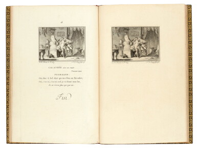 View full screen - View 1 of Lot 61. Berquin, Pygmalion, scène lyrique de Mr J.J. Rousseau, Paris, 1775, dark green morocco.