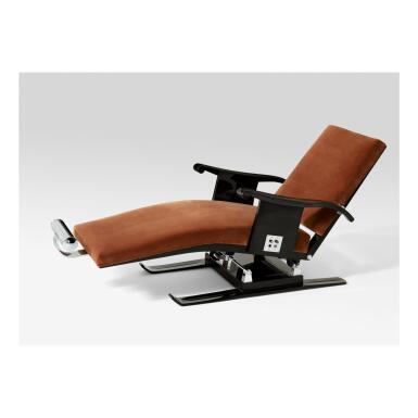 View full screen - View 1 of Lot 26. ÉMILE-JACQUES RUHLMANN | AN IMPORTANT CHAISE LONGUE “AUX SKIS”.