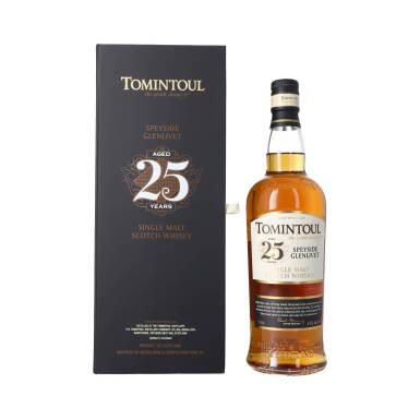 View full screen - View 1 of Lot 5262. Tomintoul 25 Year Old 43.0 abv NV (1 BT75).