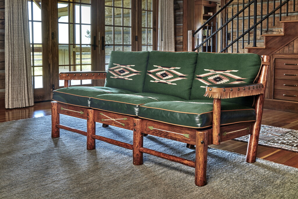 View full screen - View 1 of Lot 28. Three-Seat Sofa.
