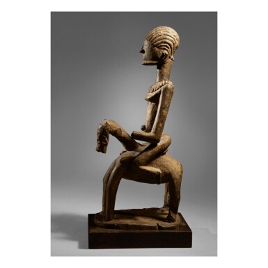View full screen - View 1 of Lot 11. DOGON EQUESTRIAN FIGURE, MALI.