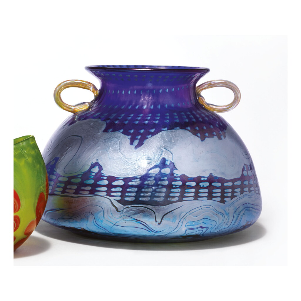 View full screen - View 1 of Lot 88. LÖTZ | TWO-HANDLED VASE.