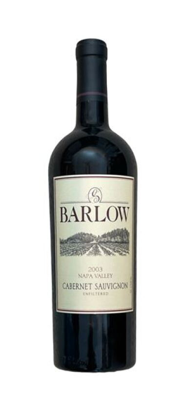 View full screen - View 1 of Lot 205. Barlow Vineyards, Cabernet Sauvignon, Calistoga 2003 (36 BT).