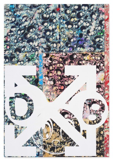 View full screen - View 1 of Lot 234. DOB and Arrows: Patchwork Skulls.